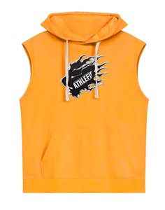 Sweat à capuche sans manches en coton respirant avec logo brodé pour hommes, vêtements de sport de plein air décontractés pour l'été - Product Image 4