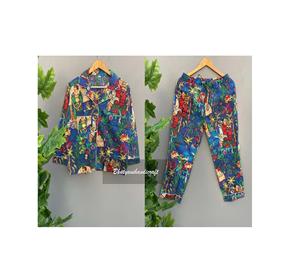 Meilleure vente ensemble de pyjama en coton pour femmes vêtements de nuit d'été confortables robe de nuit assortie pour les occasions de mariage pour l'automne et le printemps - Product Image 2