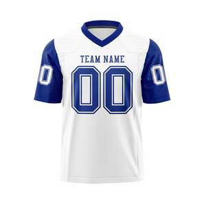 Personalizar camisetas sublimadas camiseta de fútbol 100% poliéster Material transpirable camisetas de fútbol americano - Product Image 3