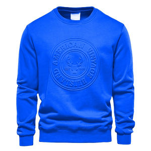 Logotipo de transferencia de calor sostenible Etiqueta de ropa de impresión en relieve 3D para sudaderas de patrón sólido de invierno - Product Image 1