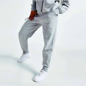 Unisex transpirable 100% algodón de talla grande sudaderas con capucha conjunto impreso Joggers trajes con diseño de cremallera invierno Streetwear chándal para hombres - Product Image 3