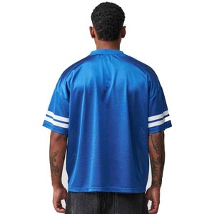 Nueva Llegada: Camiseta de Fútbol Americano Azul para Hombre, Número 27, Cuello Redondo, Manga Corta, Transpirable, Corte Holgado - Product Image 2