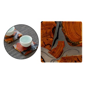 Venta al por mayor, posavasos de madera con infusión de resina elegantes y prácticos, accesorios de mesa elegantes, decoración superior para manteles y almohadillas de exportación - Product Image 4