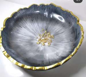 Bol en résine de couleur Bols polis Top Sale Bol en résine époxy de couleur personnalisée pour la cuisine et la vaisselle - Product Image 1