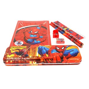 Spider Man <b>Stationery</b> <b>Set</b> 6 Pcs - Red - Product Image 2