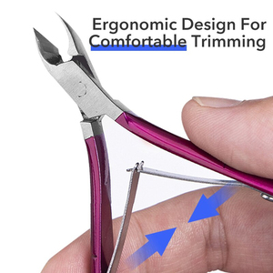 1Pcs Multipurpose Nail Cuticle Scissors Stainless Steel Manicure Pedicure <b>Tools</b> Portable <b>Exfoliating</b> Trimmer Nipper - Product Image 4