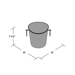 Zahid Exports – Seau à glace vertical moderne en aluminium écologique pour comptoir de bar, idéal pour la présentation de boissons dans les salons de cocktails et les boîtes de nuit - Product Image 2