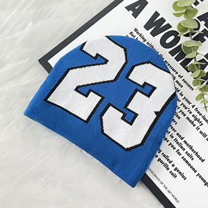 Best Selling Fashionable Street Wear Beanies <b>Winter</b> <b>Caps</b> Beanies Made Solid Color Customized Size and Style <b>Caps</b> - Product Image 2