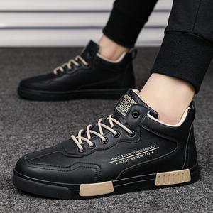 2025 zapatos informales de lona antideslizantes para hombres, PVC ligera de suela intermedia, suela de EVA, tendencia de moda, zapatos para caminar al aire libre - Product Image 2