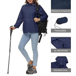 Customized Outdoor <b>Jacket</b> <b>Light</b> Weight Outdoor <b>Jacket</b> Breathable <b>Women</b> Outdoor <b>Jacket</b> in Low Moq - Product Image 3