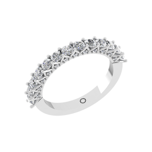 Bague originale en argent sterling 925 Moissanite Solitaire diamant VVS D Color Prong Setting Rhodium Plated Fine Jewelry for Her - Product Image 1