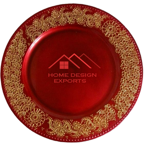 Plato de cargador de pesca plateado 2025, accesorios de cocina más vendidos, plato de metal para servir alimentos a precio mayorista, superventas - Product Image 3