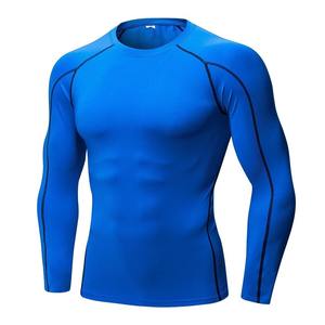 Chemises de compression en spandex imprimées par sublimation de logo personnalisé Rash guard de plongée surf uniformes BJJ unisexe Rash Guard romain MMA - Product Image 1