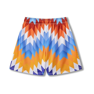 Nuevos pantalones cortos de malla de alta calidad para hombre, pantalones cortos transpirables de secado rápido para hombre, pantalones cortos de malla personalizados de baloncesto de poliéster 100% más vendidos - Product Image 4