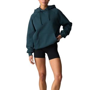 Sudadera con Capucha de Forro Polar Casual de Invierno para Mujer, Sudadera con Capucha de Algodón Oversize con Logotipo Personalizado, Sudadera con Capucha Lisa al por Mayor para Mujer - Product Image 1