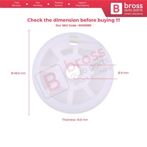 ล้อปรับกระจกหน้าต่างขวา รุ่น BWR389 หมายเลข 51892560 สำหรับรถยนต์ Linea - Product Image 5