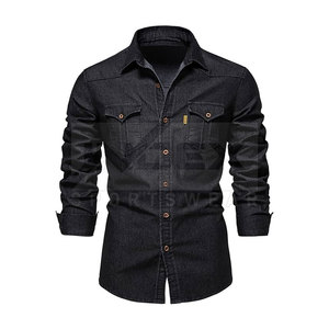 Camisas de Mezclilla para Hombre Hechas con el Mejor Material, Camisas de Mezclilla para Hombre de Tela Suave, Camisas de Mezclilla para Hombre para Adultos - Product Image 1