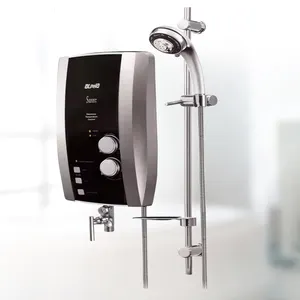 Aquecedor de água elétrico instantâneo S200EP Premium de alta qualidade com termostato ajustável para um chuveiro relaxante