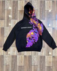 Sweat à capuche oversize Speedy Industry 100 % coton molletonné 500 GSM, séchage rapide, anti-plis, respirant, écologique, pour l'hiver - Product Image 5