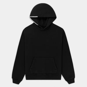 Sweat-shirt à capuche pour homme, 100% coton, hiver, logo personnalisé, broderie 3D, poche, épaules tombantes, coupe classique, pull-over - Product Image 5