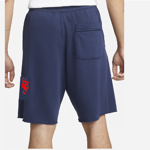 Shorts décontractés pour hommes grande taille avec logo personnalisé, taille haute élastique, 100 % coton, respirants, séchage rapide, pour le fitness et l'entraînement - Product Image 4