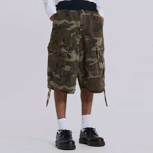 กางเกงขาสั้นผ้าฝ้ายลายพรางสำหรับผู้ชายกางเกงคาร์โก้ข้างกระเป๋าข้างดีไซน์ใหม่ล่าสุดออกแบบได้ตามต้องการ - Product Image 6