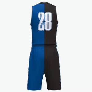 Uniforme de basket-ball personnalisé pour hommes avec logo de l'équipe Maillot sublimé respirant Ensembles imprimés de dernière conception de grande taille - Product Image 5