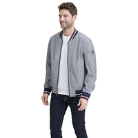 Blousons universitaires élégants pour hommes, coupe-vent et imperméables, design décontracté pour l'hiver, service OEM, personnalisation du nom de marque, personnalisation du tissu