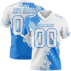 Maillot de football personnalisé pour hommes et femmes, maillot de sport athlétique, tissu respirant à haute élasticité avec finition professionnelle - Product Image 1