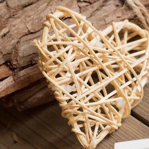 Étoile de Noël en rotin faite à la main, ornement naturel tissé pour le sommet de l'arbre, décoration de vacances écologique - Product Image 2