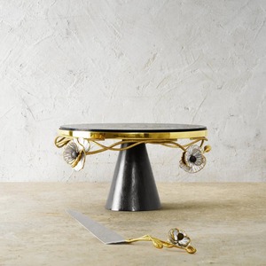 Support à gâteau en bois et résine support à dessert décoratif élégant pour fête d'anniversaire de mariage et utilisation de cuisine à domicile moderne d'Inde - Product Image 6