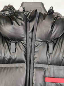 Blousons d'hiver chauds et épais pour hommes, à capuche, col montant, imperméables, respirants, réversibles, en toile de coton, style urbain - Product Image 6