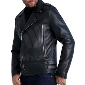 Vestes en cuir personnalisées de couleur hivernale à col montant, mode personnalisée, nouvelle arrivée, haute qualité, imperméables et respirantes pour hommes - Product Image 3