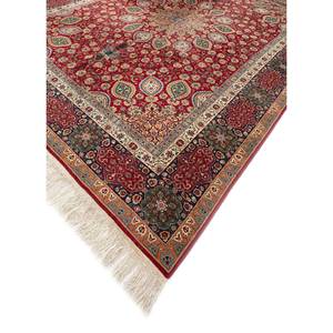 Tapis en laine noué à la main Aalam, motif médaillon rouge-orange, Kilim pour la maison - Pae-5224, rectangulaire 9x12, abstrait fait main pour l'entrée des adolescents - Product Image 2