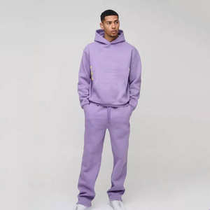 เสื้อแจ็กเก็ตมีซิปสำหรับผู้ชายชุดวิ่งกางเกงวอร์มผ้าคอตตอนเย็บปะติดเสื้อบล็อกสีสำหรับ100% โลโก้ - Product Image 4