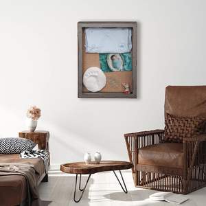 Rustic Grey Shadow <b>Box</b> 11x14, Large Shadow <b>Box</b> <b>Frame</b> with Magnetic Door, Wooden Deep Memory Shadow <b>Box</b> for <b>Picture</b> Photo - Product Image 4