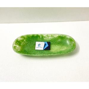 Bandeja de servicio de resina hecha a mano ecológica de gran tamaño con forma de barco de textura de mármol para uso en restaurantes y hoteles - Product Image 4