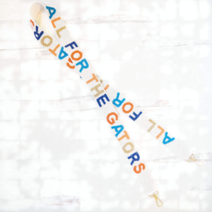 Cinturones de Cuentas Hechos a Mano de Alta Calidad de Iqra Creation para el Día del Partido, Correas para Bolsos con Bordado de los Raiders Rojos y los Gators, Color Personalizado - Product Image 3