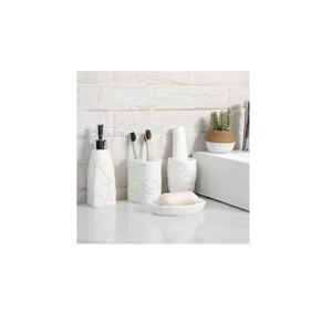 Porte-savon en pierre blanche, porte-dentifrice en marbre pour salle de bain, décoration de la maison, hôtels, meilleure qualité - Product Image 1