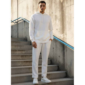 Sudadera con Capucha de Algodón French Terry con Efecto Ácido, Corte Regular, Manga Larga, Estilo Urbano, con Bolsillo, Ropa Personalizada para Hombre - Product Image 2