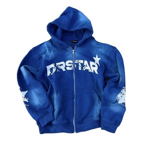 เสื้อมีฮู้ดผ้าฝ้ายฝรั่งเศสสำหรับผู้ชาย500gsm พิมพ์ลายปล่อยไซส์ใหญ่พิเศษพอดีตัวโลโก้ซักได้ตามต้องการ - Product Image 1