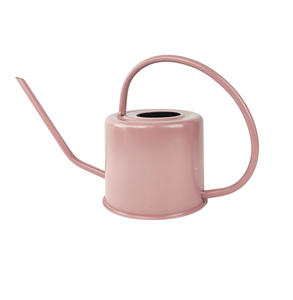 Regadera de metal de excelente calidad, regadera de metal de color azul oscuro y mango de color verde para plantas al aire libre - Product Image 3