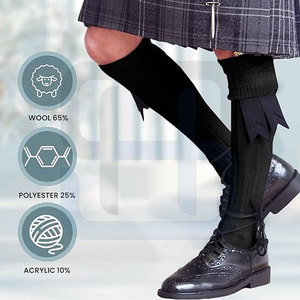 2024 New Professional Scottish <b>Socks</b> Multi Color Unisex Scottish <b>Socks</b> Durable Scottish <b>Socks</b> - Product Image 2