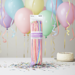 Palloncini in Lattice Decotex 260S Assortiti in Colori Pastello, 50 Pezzi per Decorazioni Festa - Product Image 3