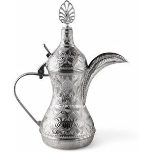 Golden Finished <b>Arabic</b> Dallah Serving Supplies Metal Handcrafted Vintage <b>Arabic</b> Server for <b>Tea</b> & Coffee Serving Top Trending - Product Image 6