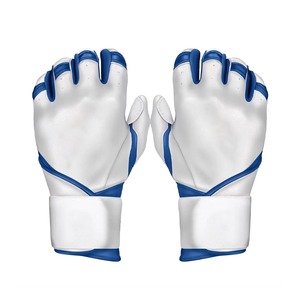 Gants de frappe de baseball à enveloppe intégrale Gants de baseball avec logo personnalisé Gants de baseball en cuir de softball pour hommes Gants de gros - Product Image 3