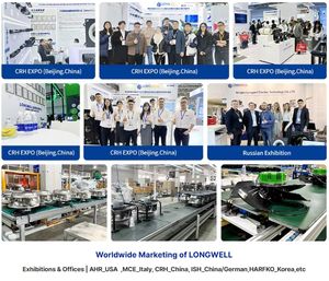 LONGWELL ventilador centrífugo centrífugo Fans190mm 230V 64W-170W IP55 ventilador centrífugo curvado para trás do ventilador do Ec ventilador customizável - Product Image 5