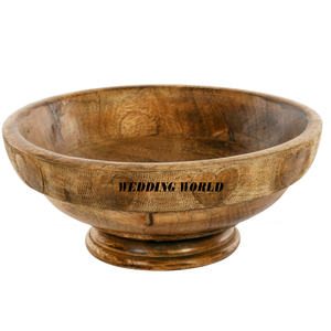 Cuenco de chocolate de madera hecho a mano con estilo clásico Diseño natural Cuenco de madera al por mayor más vendido para el último diseñador dulce - Product Image 6