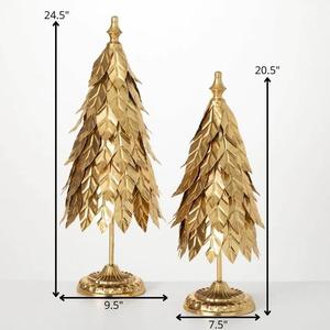 Arbre de Noël en fer à superposition, vente chaude avec un design festif en cristal, meilleur prix de gros pour la décoration intérieure et extérieure - Product Image 1