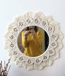 กระจกตกแต่งบ้านหรูหราติดผนังกระจกโลหะเหล็กสไตล์โมเดิร์นสำหรับตกแต่งผนังบ้าน - Product Image 4